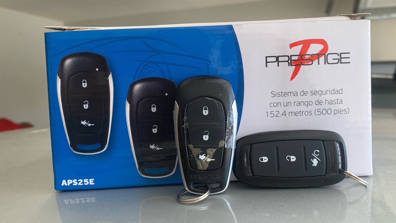 Prestige PROOE4BS 4-Button Car Remote Transmitter – ELVATOE FCC, Tested & Working, Minor Wear