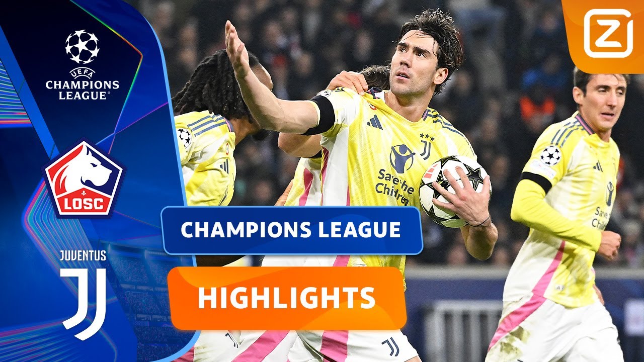 VLAHOVIC REDT DE OUDE DAME IN LILLE!😱🔥| Lille vs Juventus | Champions