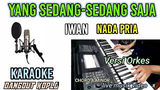 YANG SEDANG SEDANG SAJA IWAN KARAOKE KOPLO DANGDUT KOPLO