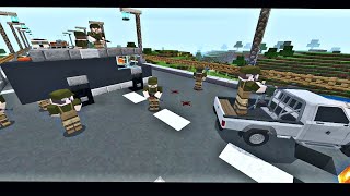 ATTACK  minecraft movie scene (war)