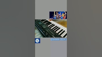 IPL Theme Music 🎶 In Keyboard || with rhythm And piano || #ipl #iplmusic @naman_gajjar_