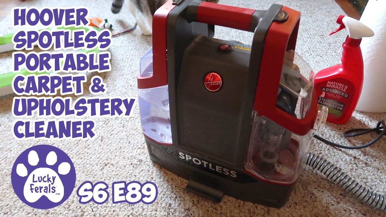 Hoover Spotless Portable Carpet And Upholstery Cleaner Review, S6 E89