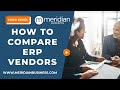 How to Compare & Select ERP Vendors