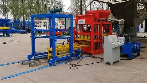 QT4-15 hydraulic automatic block machine with PLC control
