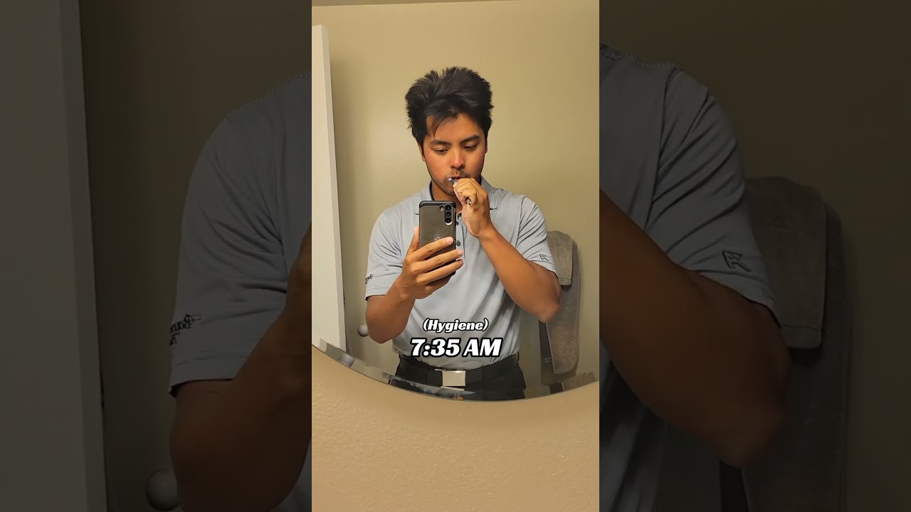 Pre-round preparation before a professional tournament round ⛳️ 