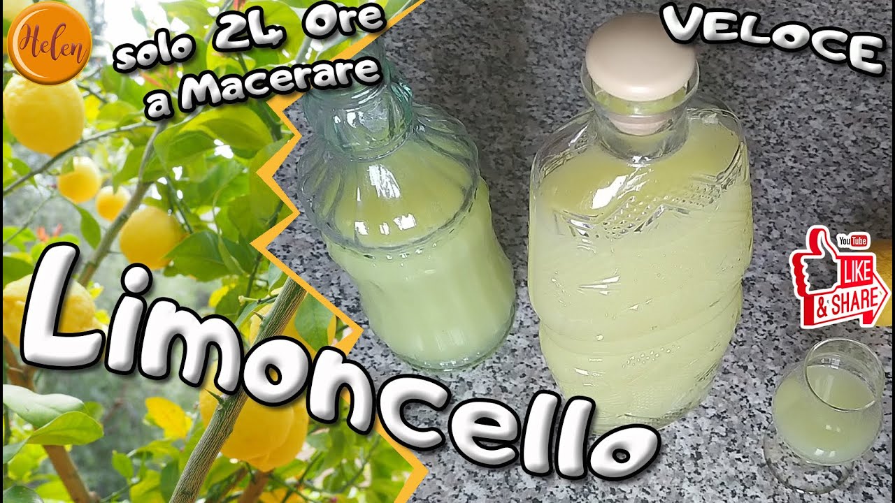 liquore di limone fatto in casa