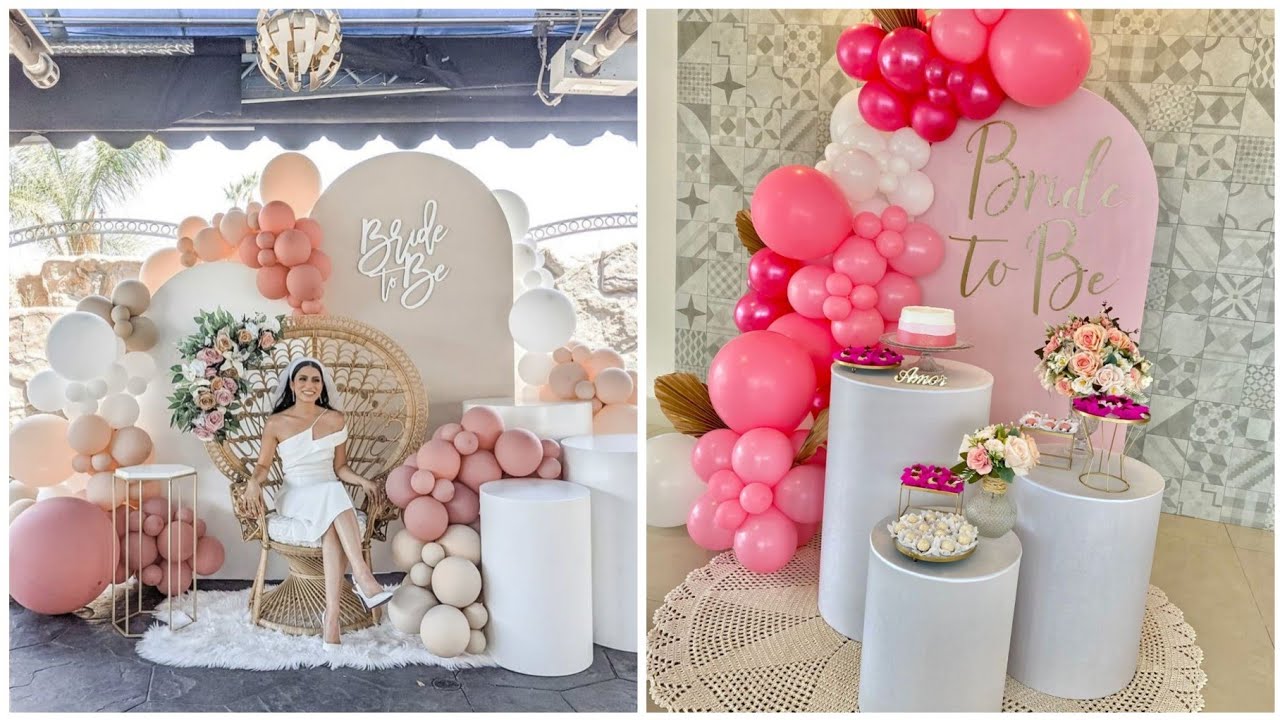 Latest Bridal Shower Decoration Ideas 2025 || Easy and Simple Bridal Shower Decor at Home