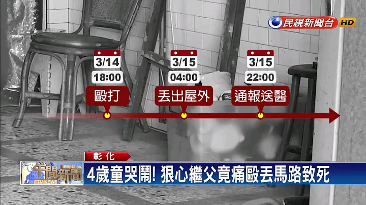 4岁童哭闹！狠心继父竟痛殴丢马路致死－民视新闻 - 天天要闻