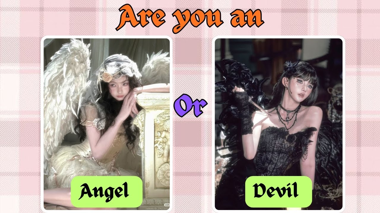 Are You an Angel or Devil 🩷✨ // Personality Test // Quiz //  