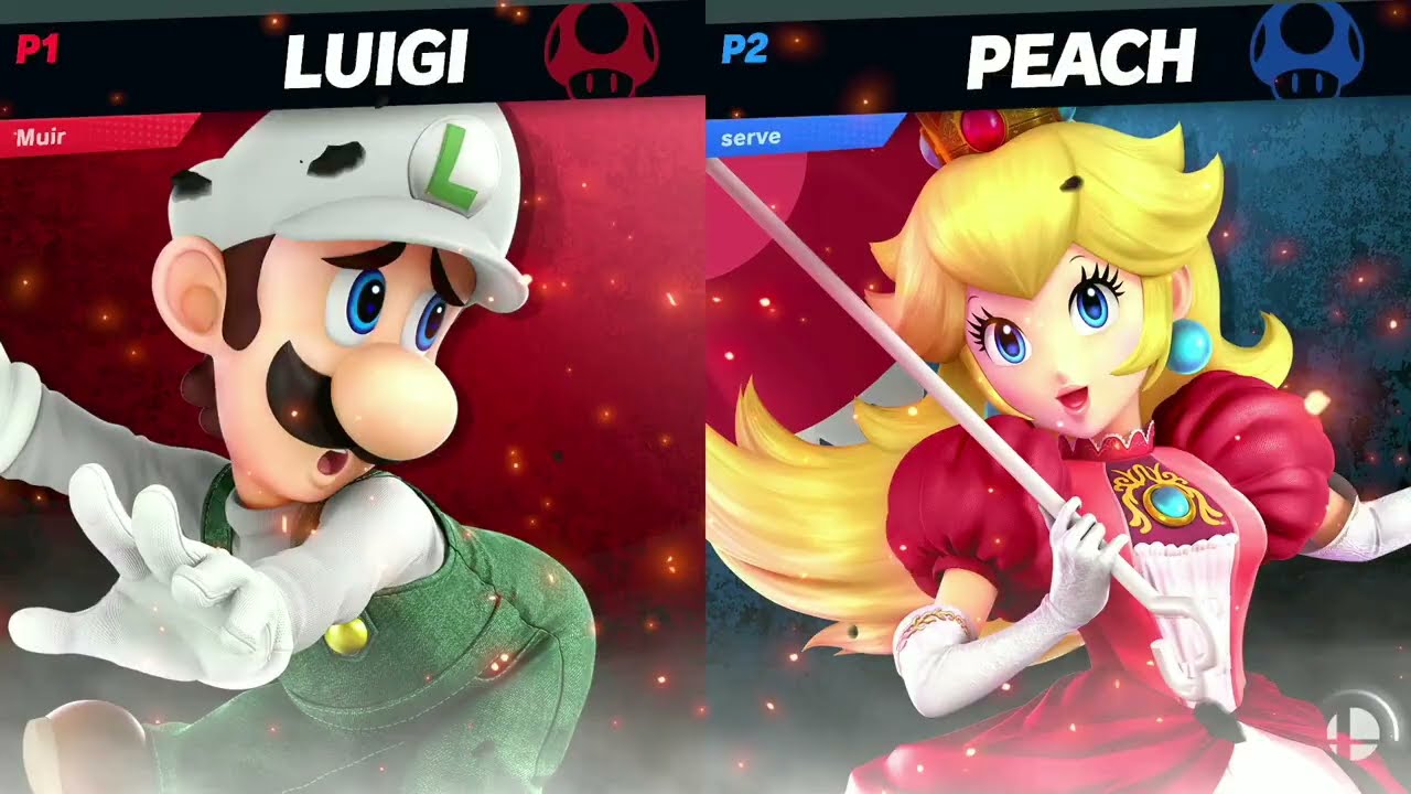 Muir (Luigi) vs Matthew (Peach) - Losers Top 8 Qualifier - WGAC #131