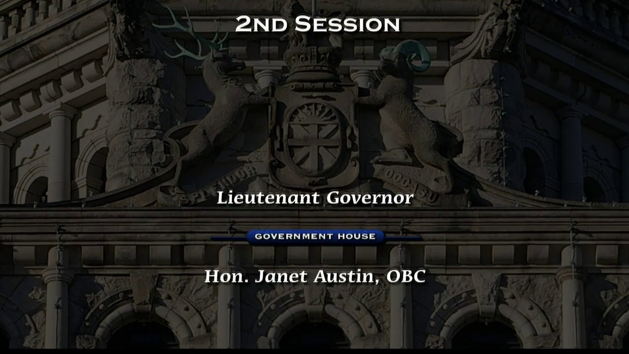 BC Legislature Live Stream