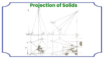 pentagonal Pyramid-Projection of Solids-Anna University Engineering Graphics