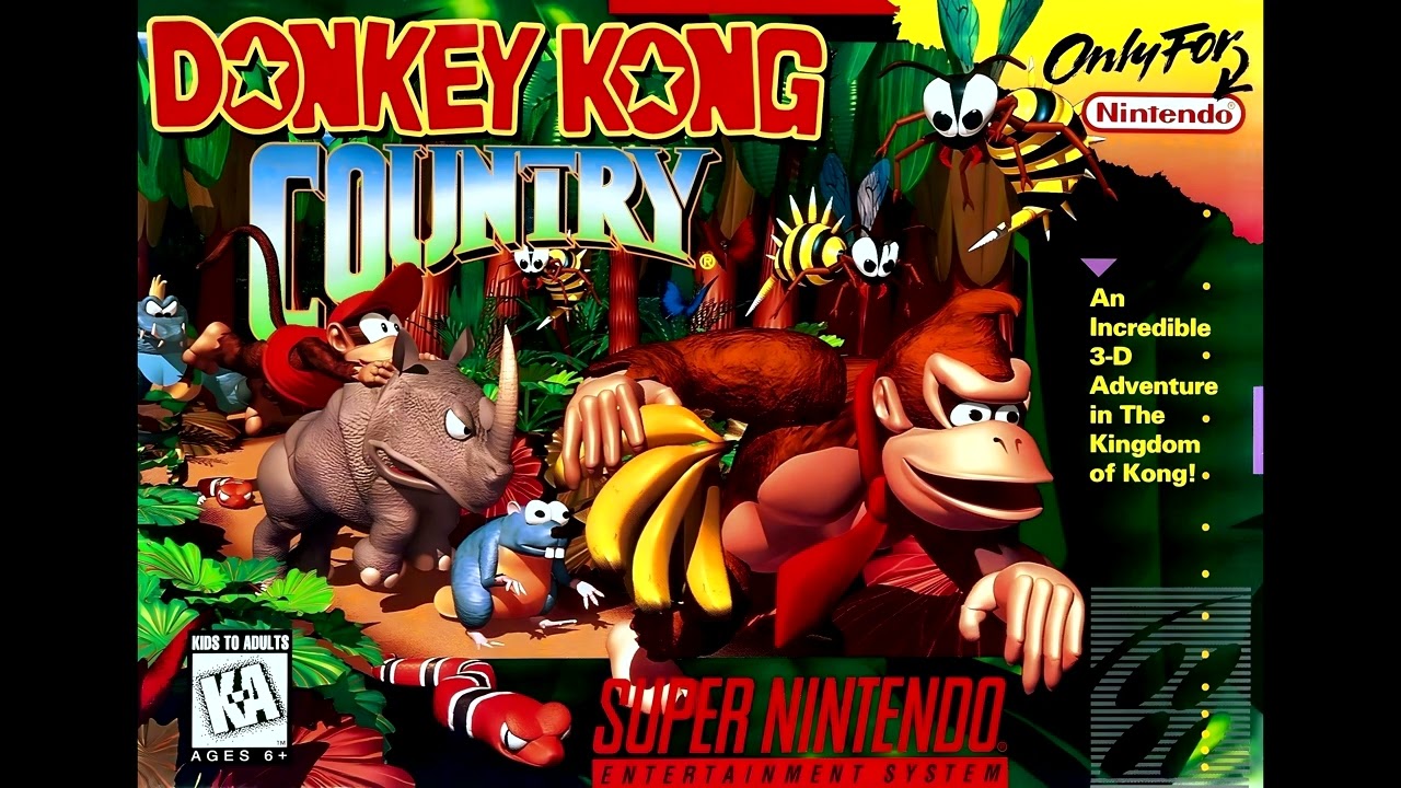 Donkey Kong Country SNES Soundtrack (Real Hardware) - YouTube
