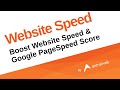 Boost website speed  google pagespeed score without a developer