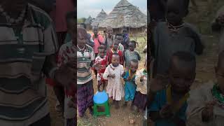 The village head announced that the tribals had hunted a large deer today