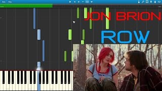 Miniatura de "JON BRION - ROW ( ETERNAL SUNSHINE OF... ) [PIANO TUTORIAL] (SYNTHESIA) cover by Pianolivo"