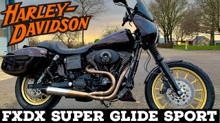 Fxdx Dyna 2000 Super Glide Sport Harley Davidson Club style T sport Fairing 1550 SE big bore kit