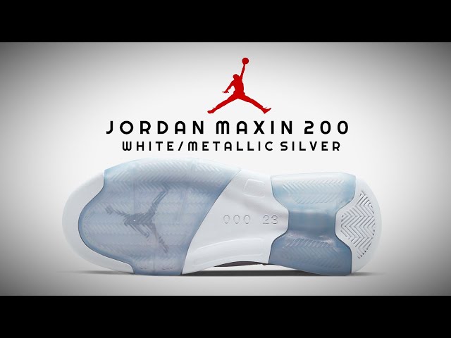 jordan maxin 200 white metallic silver