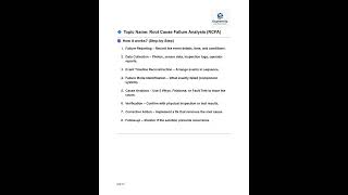 53 - Root Cause Failure Analysis RCFA