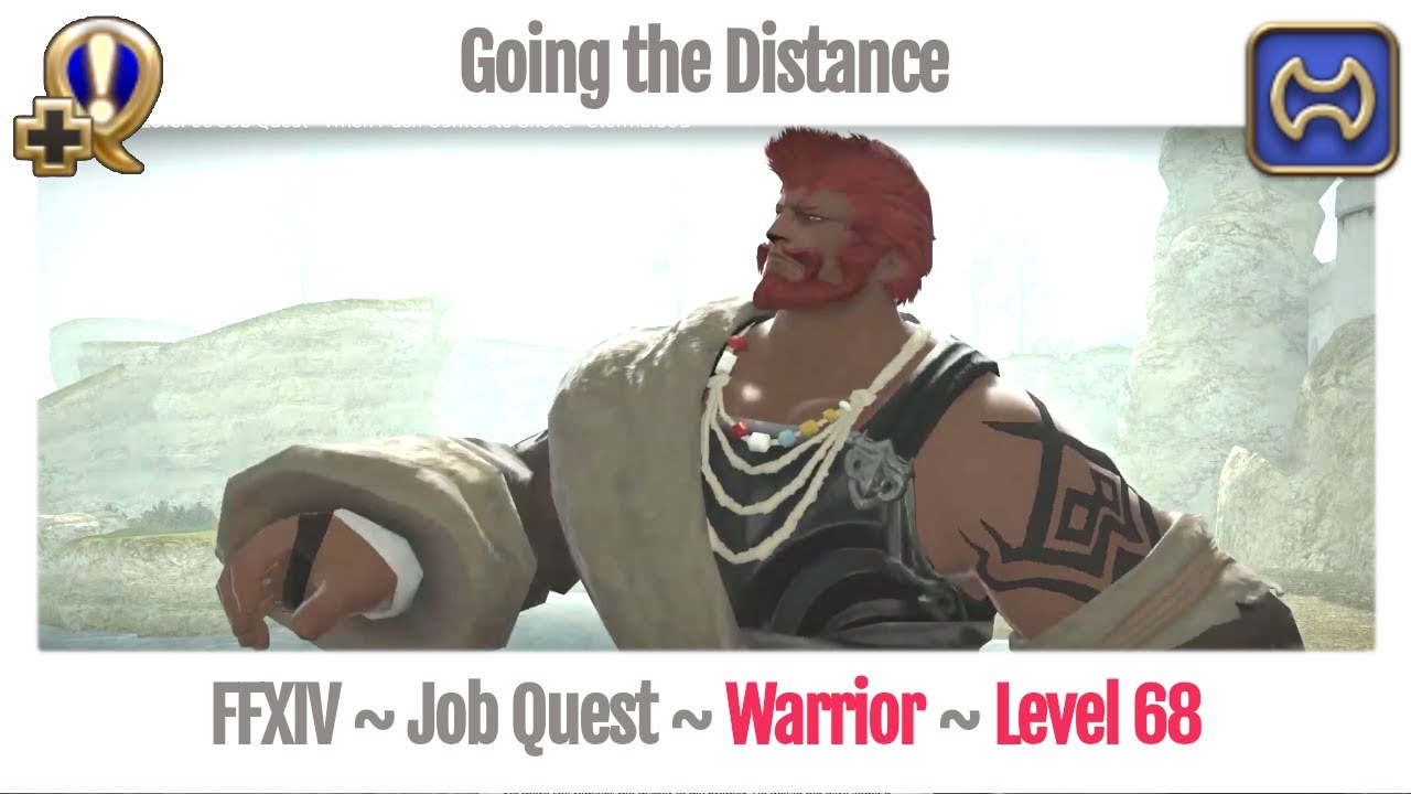 FFXIV Warrior Level 68 Job Quest Stormblood Going the Distance