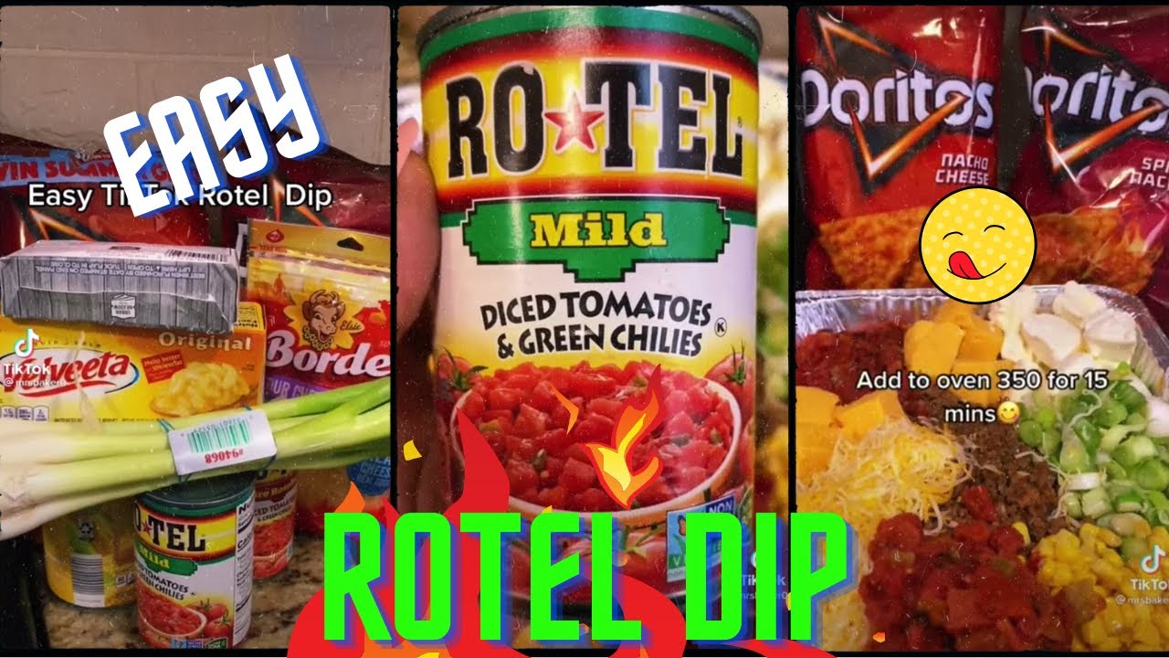 🔥Easy TikTok Rotel Dip Recipe 🧀