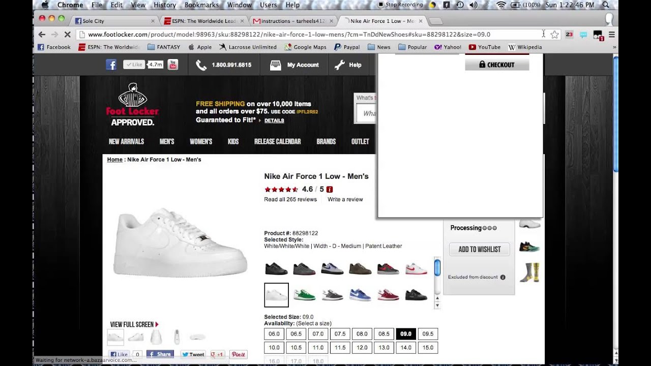 proof of footlocker bot