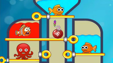 Save The Fish Love Fish - Pull The Pin - Android Gameplay Walkthrough Levels (302 to 322) part #17