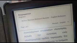 Creating and installing custom dictionary on an E-book reader.