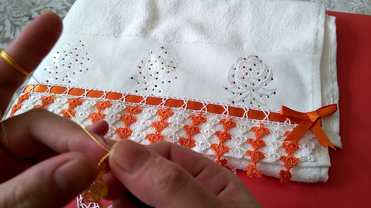 Boncuklu Havlu Kenari Youtube Creative Embroidery Crochet Patterns Pattern Boncuklu Havlu Kenari Youtube Creative Embroidery Crochet Patterns Pattern