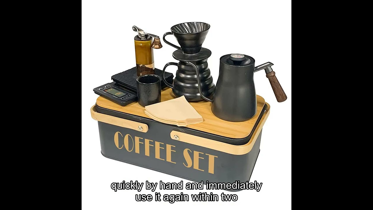 Stanley 10-09566-001 The Camp Pour Over Set Hammertone Green NA – Mochalino