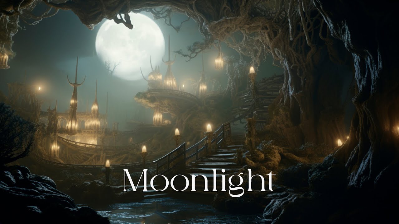 Moonlight - Meditative Mysterious Ambient Music - Deep Relaxing Ambient ...