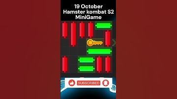 19 October Mini Game Hamster Kombat Daily Mini Game Solved #shorts #hamsterkombat