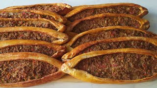 ❗ My Brother's Special Meat Pide Recipe for 40 Years 💯✋ Real Meat Bread Recipe