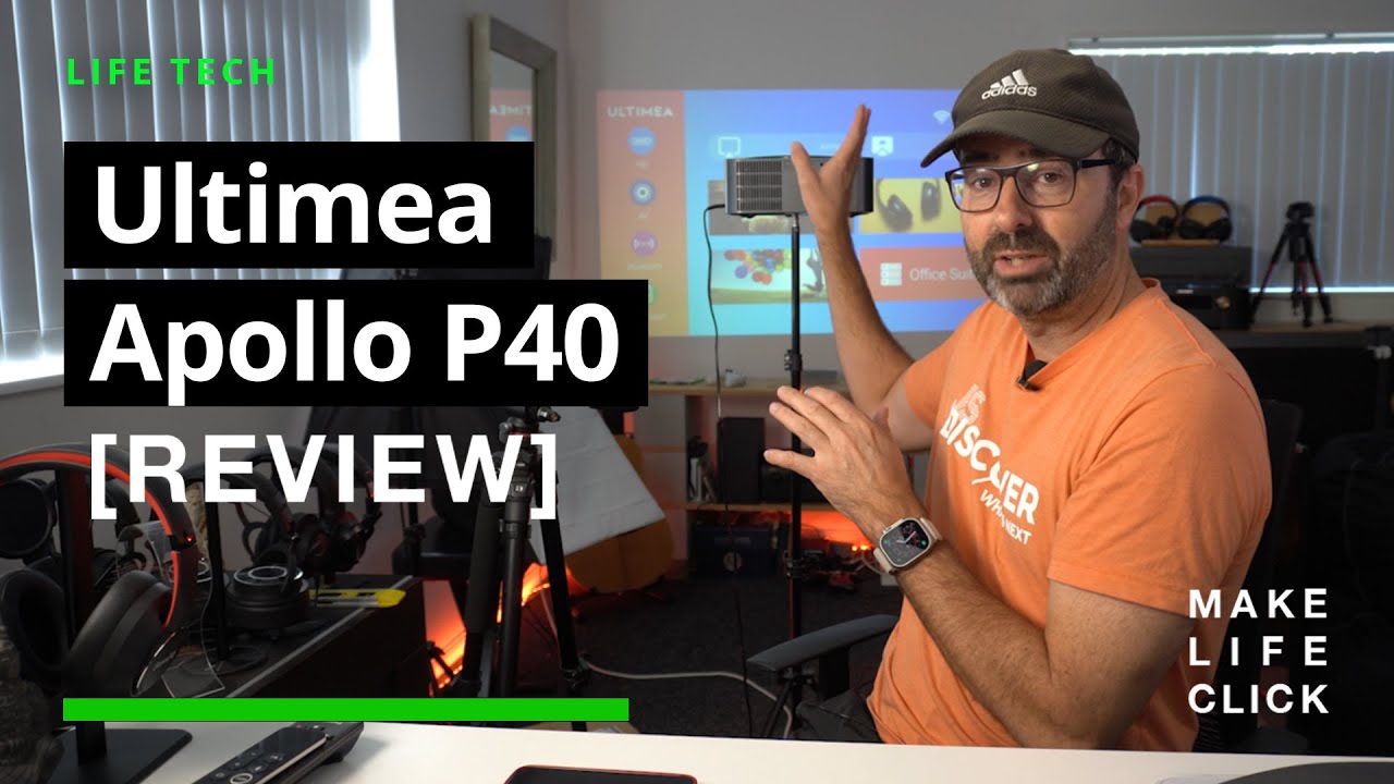 Ultimea APOLLO P40 Projecteur Vidéo - Review Test Démo - Bonne chance ! 