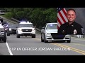 Mooresville Funeral Procession for K9 Officer Jordan Sheldon