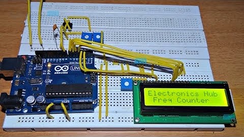 measurement the frequency in Arduino using LCD display || measuring the frequency without CRO ||