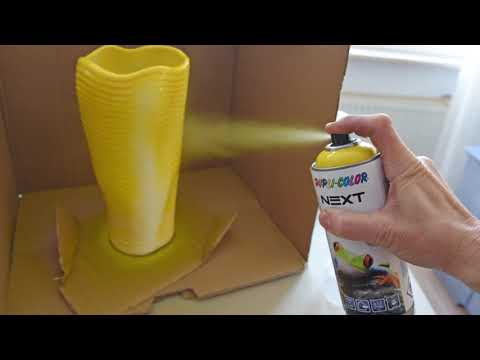 Видео: Боя за пластмаса в кутии: спрейове и аерозоли за хром и злато, огледална спрей водоустойчива боя