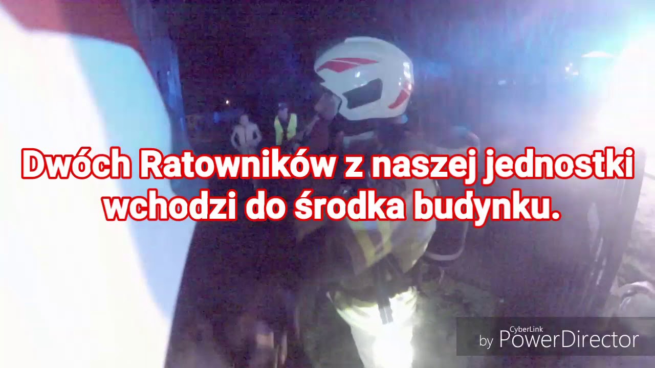 Klaudyn Lutosławskiego Pożar domu 30.11.2017 OSP Ożarów Maz . ALARMOWO