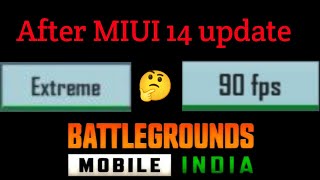 Bgmi 90 Fps Enable  After Miui 14 Update On Poco F3 Gt  Poco F3 Gt 90 Fps