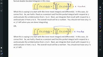 Section 15.1 Double Integrals over Rectangles