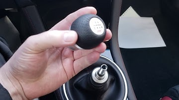 Subaru STI shift knob install - Genuine Subaru Accessory
