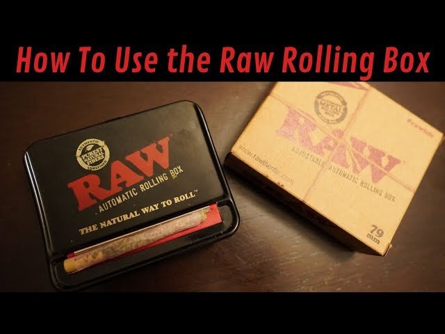 How To Use Raw Automatic Rolling Box // New Joint Roller Machine w/ Pink  Rolling Papers 
