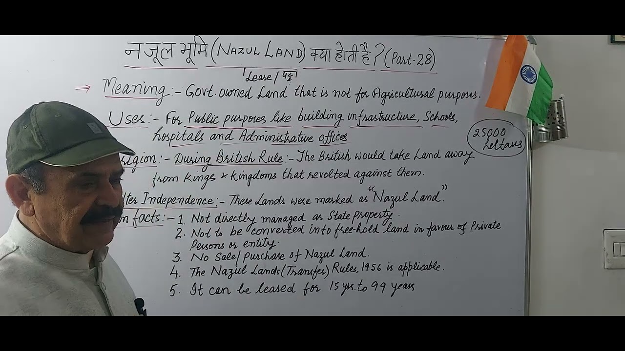 नजूल भूमि (Nazul Land) क्या होती है? (Part- 28) #Patwari #lekhapalkitaiyari #landlaws #Realestate