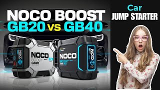 Noco Boost Gb20 Vs Gb40 Which Jump Starter Is Best For You? Detailed Comparison
