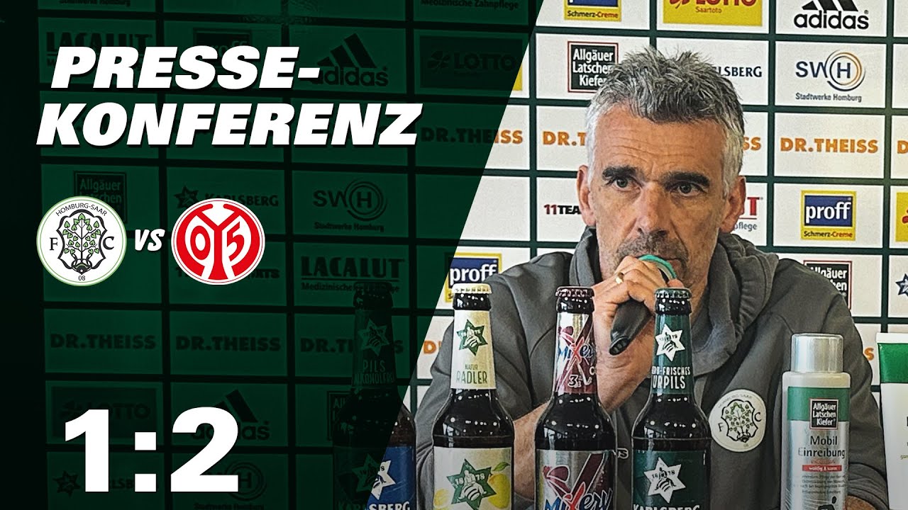 "In den entscheidenden Situationen sind wir nicht da." I PK nach FC 08 Homburg - 1. FSV Mainz 05 II