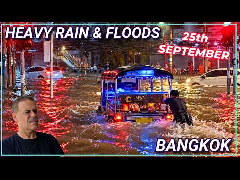 Bangkok’s Heaviest Rain & Floods 🌧️ September 25, 2026 | Streets Under Water