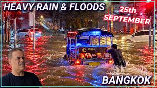 Bangkok’s Heaviest Rain & Floods 🌧️ September 25, 2026 | Streets Under Water screenshot 3