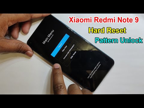 Xiaomi Redmi Note 9 Hard reset / Pattern Unlock 2022