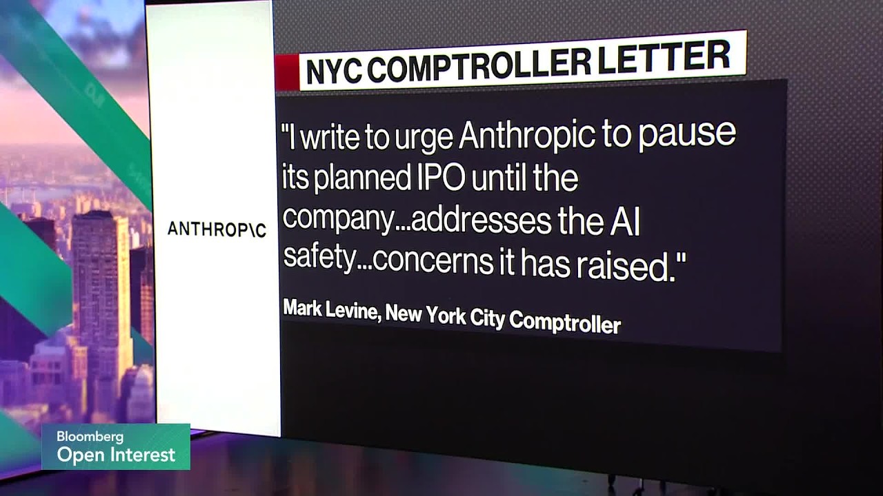 Anthropic Urged to Pause IPO for AI Safety by NYC Comptroller Anthropic Urged to Pause IPO for AI Safety by NYC Comptroller