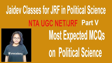 Most Expected MCQs on Political Science Part V  NTA UGC NET 2020